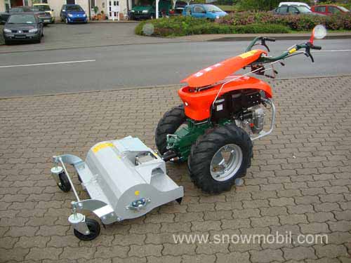 Einachser KM10 12PS DIESEL EStart mit Schlegelmulcher Einachsschlepper