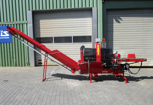 Schneidspalter Woodking 33EF Elektromotor Sägespaltmaschine mit Einzugsband 