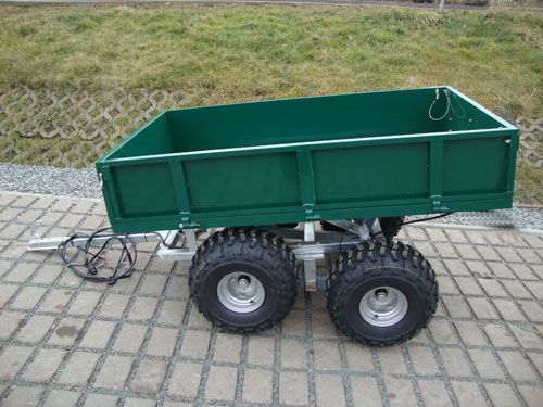 Anhänger Tandem 500T für Aufsitzmäher Sabo Craftsman ...