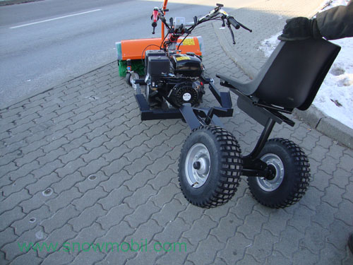 Attachment seat Sulky for two wheel tractor KM5 Motorgerate Fritzsch GmbH