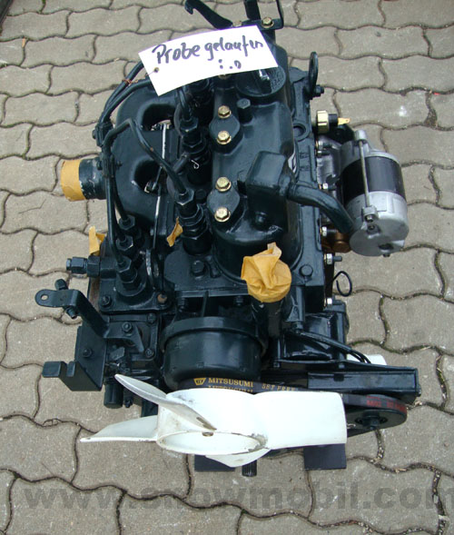Dieselmotor Motor Kubota D750 16,5PS 762ccm gebraucht BHKW Diesel 